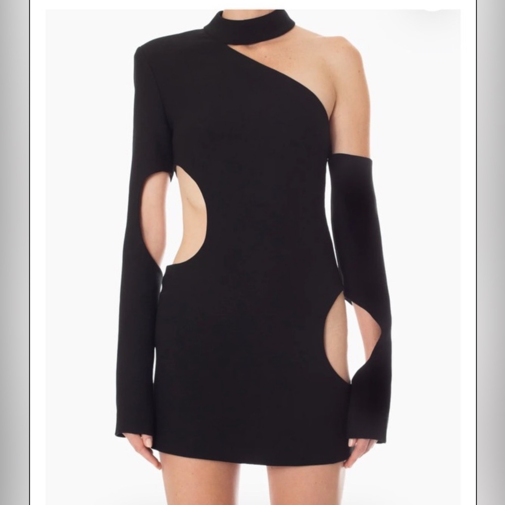 Mônot cutout mini dress